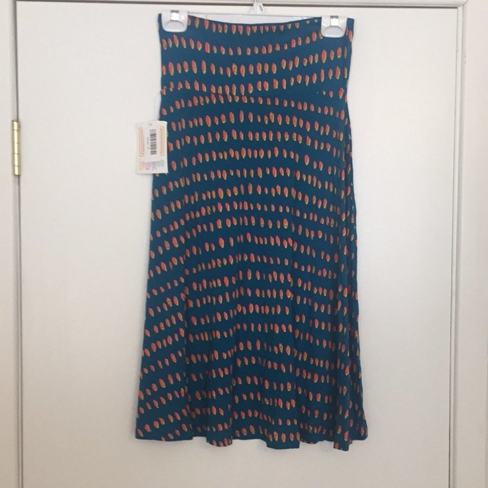 S Lularoe Azure Skirt C03 102